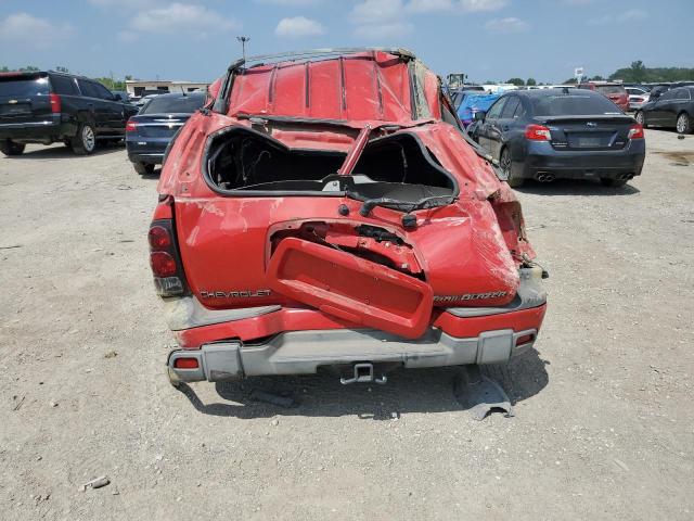 1GNDT13S022122285 - 2002 CHEVROLET TRAILBLAZE RED photo 6