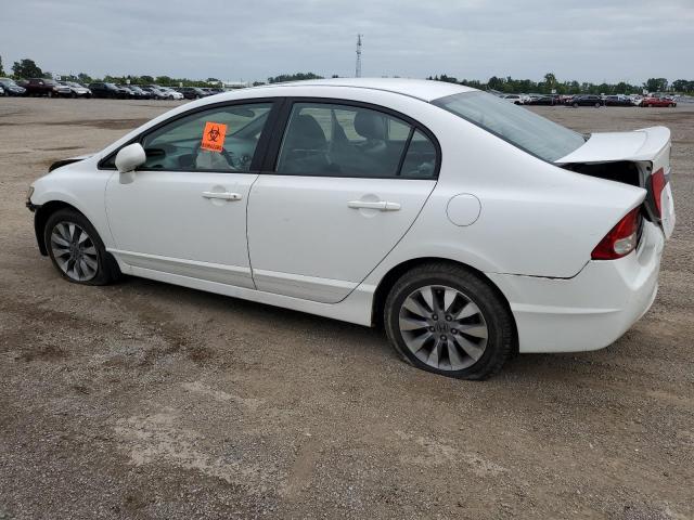 2HGFA15019H028700 - 2009 HONDA CIVIC EXL WHITE photo 2