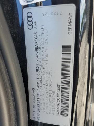 WAUD8AFCXHN133801 - 2017 AUDI A6 PREMIUM PLUS BLACK photo 12