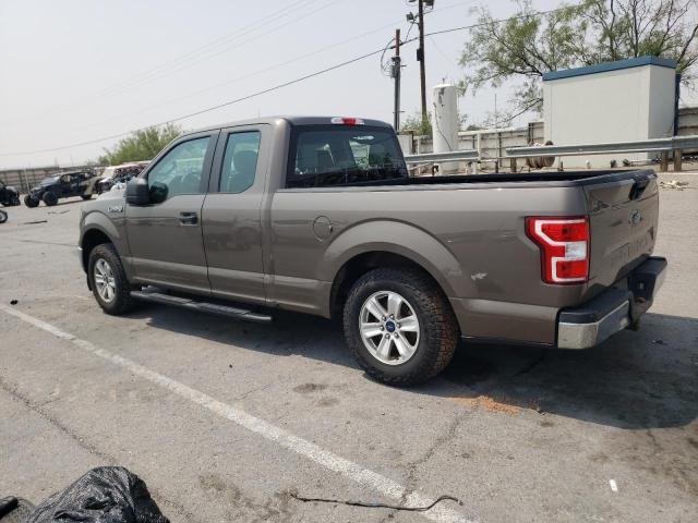 1FTEX1CP6KKC48907 - 2019 FORD F150 SUPER CAB GRAY photo 2