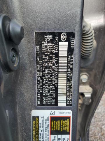 4T1BF1FK4HU287171 - 2017 TOYOTA CAMRY LE SILVER photo 12