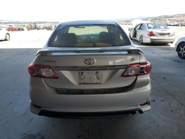 5YFBU4EE4CP036129 - 2012 TOYOTA COROLLA BASE ვერცხლისფერი ფოტო 6