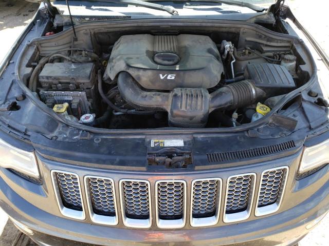 1C4RJFJG0FC143394 - 2015 JEEP GRAND CHER SUMMIT ნაცრისფერი ფოტო 11