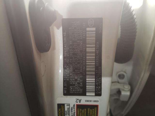 4T1BK3DBXBU377622 - 2011 TOYOTA AVALON BASE 白色 照片 12