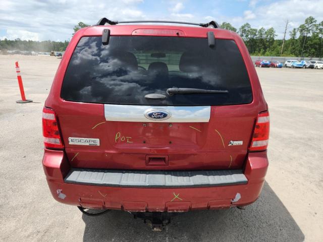 1FMCU9EG9CKB70096 - 2012 FORD ESCAPE LIMITED BURGUNDY photo 6