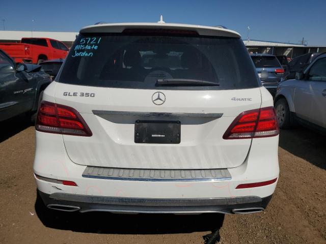 4JGDA5HB9HA945256 - 2017 MERCEDES-BENZ GLE 350 4MATIC WHITE photo 6