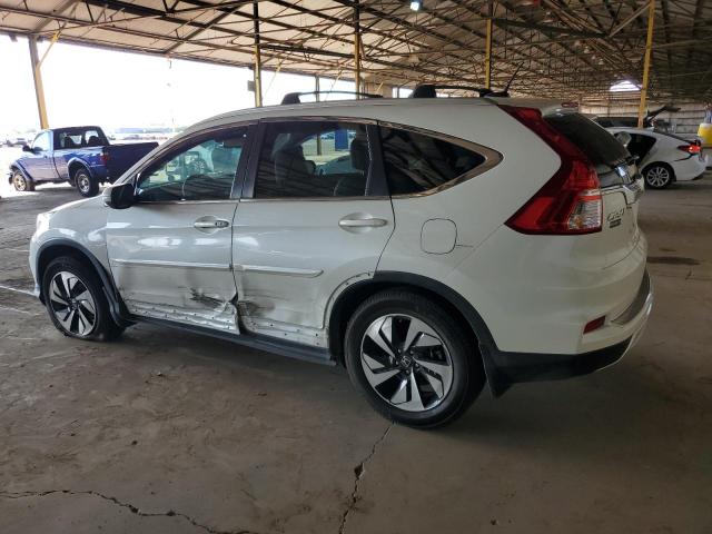 5J6RM3H9XFL026753 - 2015 HONDA CR-V TOURING WHITE photo 2