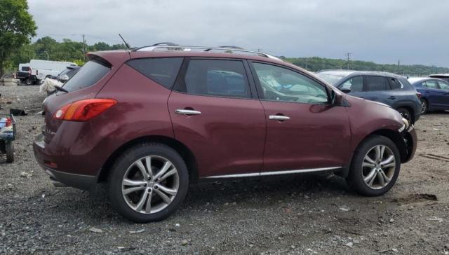 JN8AZ18W09W102776 - 2009 NISSAN MURANO S BURGUNDY photo 3