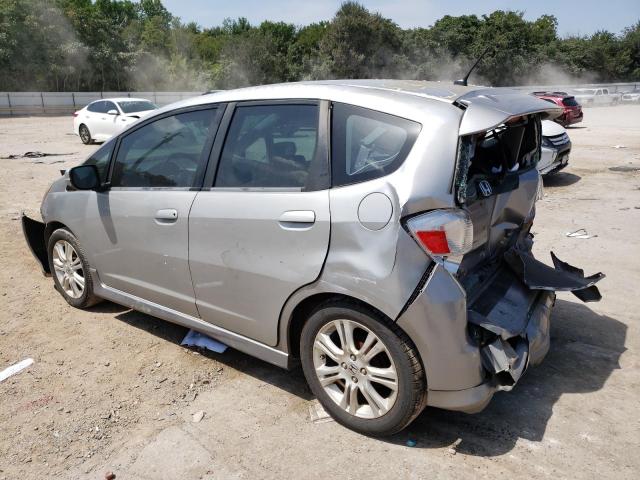 JHMGE8H42AS015318 - 2010 HONDA FIT SPORT SILVER photo 2