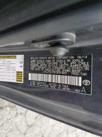 JTKJF5C73F3091869 - 2015 TOYOTA SCION TC გრაფიტი ფოტო 13