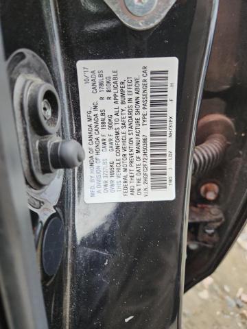 2HGFC2F72JH503867 - 2018 HONDA CIVIC EX 黑色 照片 12