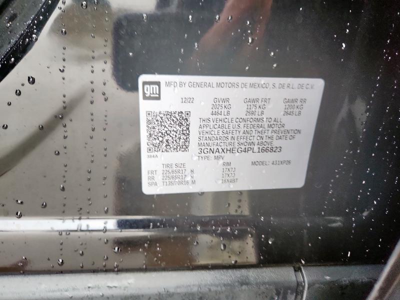 3GNAXHEG4PL166823 - 2023 CHEVROLET EQUINOX LS BLACK photo 13