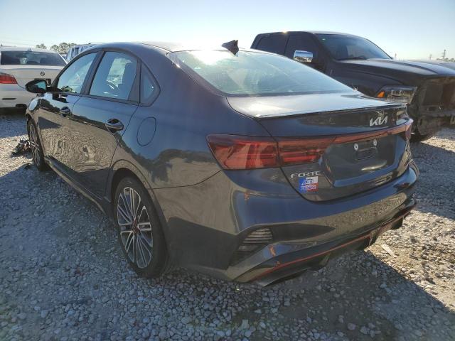 3KPF44ACXNE437372 - 2022 KIA FORTE GT GRAY photo 3