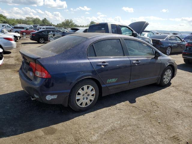 1HGFA46568L000985 - 2008 HONDA CIVIC GX BLUE photo 3