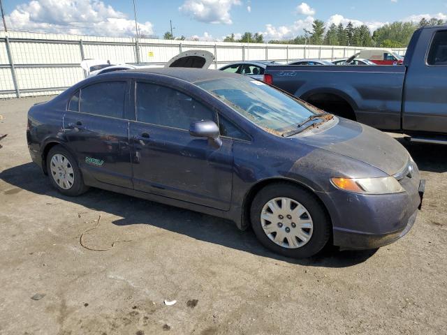 1HGFA46568L000985 - 2008 HONDA CIVIC GX BLUE photo 4