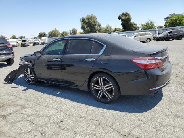 1HGCR3F94HA036601 - 2017 HONDA ACCORD TOURING BLACK photo 2