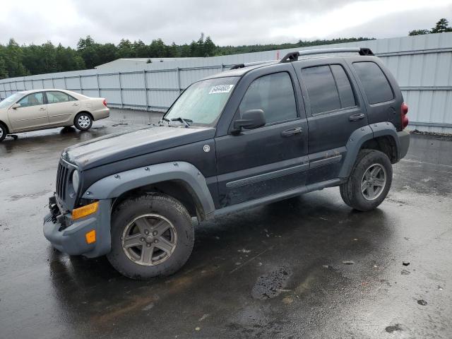 1J4GL38K15W650922 - 2005 JEEP LIBERTY RENEGADE BLACK photo 1