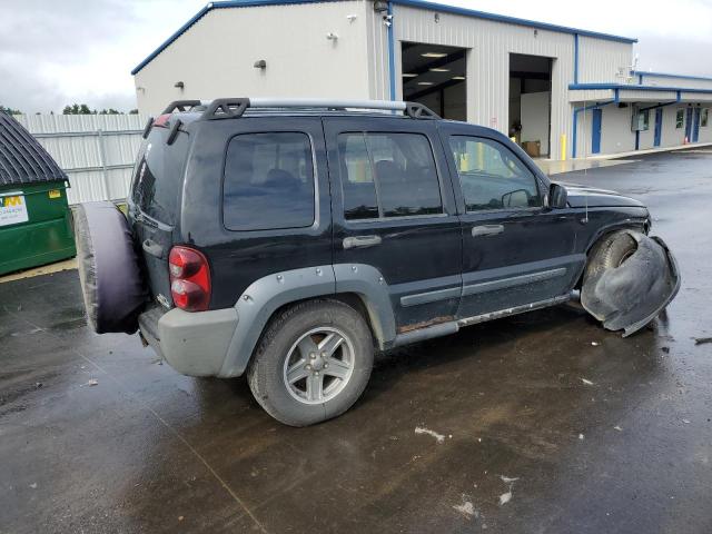 1J4GL38K15W650922 - 2005 JEEP LIBERTY RENEGADE BLACK photo 3