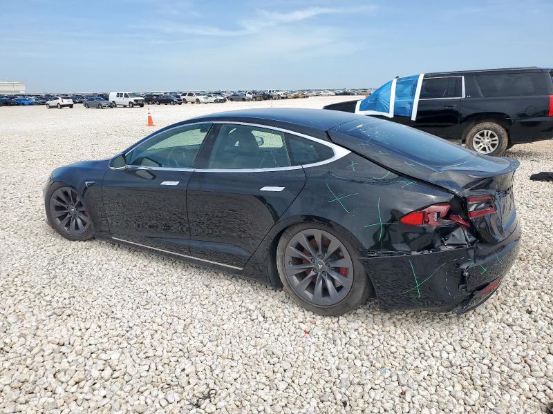 5YJSA1E47LF364073 - 2020 TESLA MODEL S BLACK photo 2