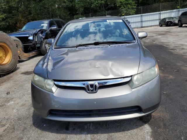 1HGFA15868L086518 - 2008 HONDA CIVIC EX GRAY photo 5