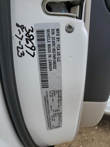 2C4RC1BG7NR106232 - 2022 CHRYSLER PACIFICA TOURING L 白色 照片 13