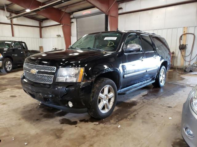 3GNFK16338G298778 - 2008 CHEVROLET SUBURBAN K1500 LS BLACK photo 1