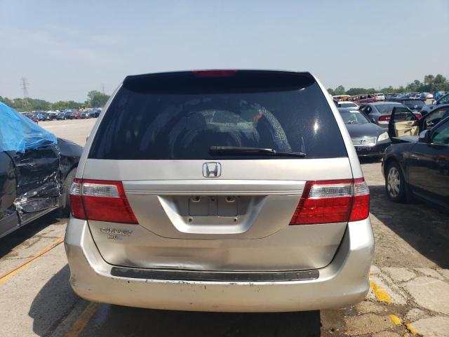 5FNRL382X6B028713 - 2006 HONDA ODYSSEY LX SILVER photo 6