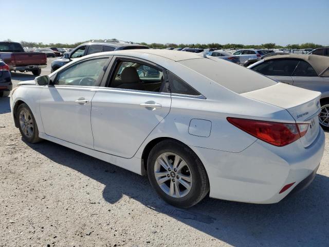 5NPEB4AC7EH896405 - 2014 HYUNDAI SONATA GLS WHITE photo 2