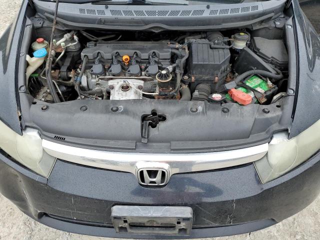 2HGFA16968H305305 - 2008 HONDA CIVIC EXL შავი ფოტო 11