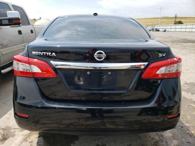 3N1AB7AP9FL660183 - 2015 NISSAN SENTRA S BLACK photo 6