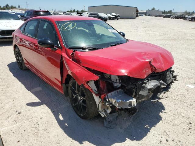 2HGFE2F5XNH507132 - 2022 HONDA CIVIC SPORT 红色 照片 4