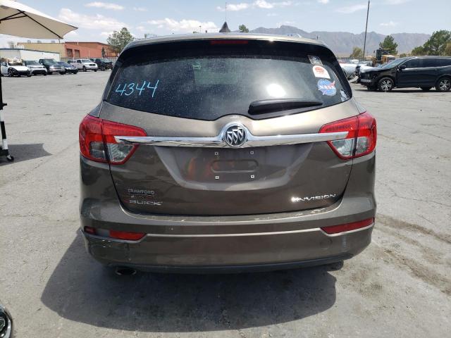 LRBFXBSA1HD096182 - 2017 BUICK ENVISION ESSENCE BROWN photo 6