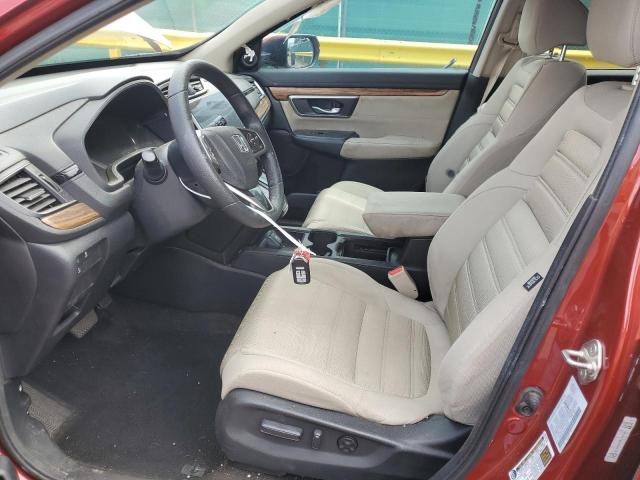 5J6RW2H53KL001091 - 2019 HONDA CR-V EX Қызыл фото 7
