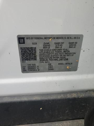 3GKALTEV4KL287158 - 2019 GMC TERRAIN SLE თეთრი ფოტო 13