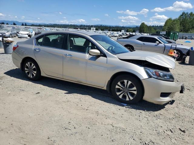 1HGCR2F3XEA285499 - 2014 HONDA ACCORD LX GOLD photo 4