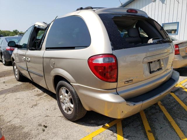 2D4GP74L23R160305 - 2003 DODGE GRAND CARA EX BEIGE photo 2