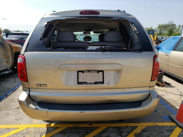 2D4GP74L23R160305 - 2003 DODGE GRAND CARA EX BEIGE photo 6