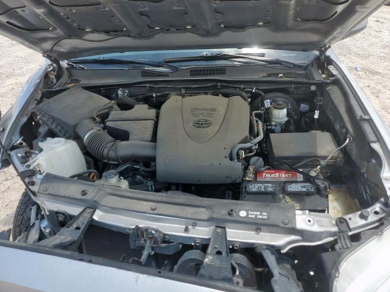 5TFAZ5CN1KX080076 - 2019 TOYOTA TACOMA DOUBLE CAB Сріблястий фото 11