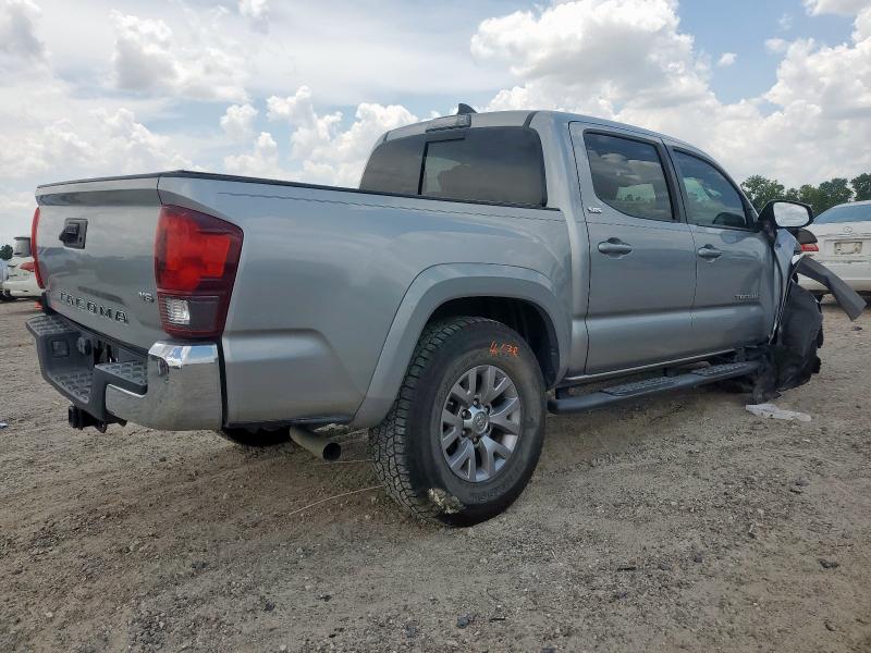 5TFAZ5CN1KX080076 - 2019 TOYOTA TACOMA DOUBLE CAB Сріблястий фото 3