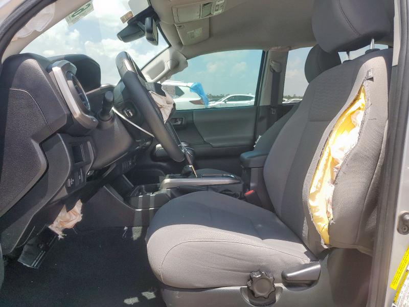 5TFAZ5CN1KX080076 - 2019 TOYOTA TACOMA DOUBLE CAB Сріблястий фото 7