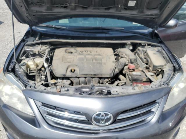 5YFBU4EE6DP197082 - 2013 TOYOTA COROLLA BASE ნაცრისფერი ფოტო 11