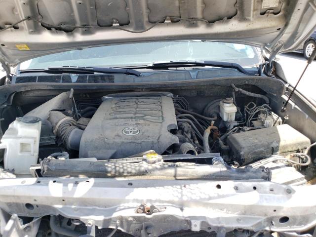 5TFEM5F10DX066553 - 2013 TOYOTA TUNDRA CREWMAX SR5 SILVER photo 11