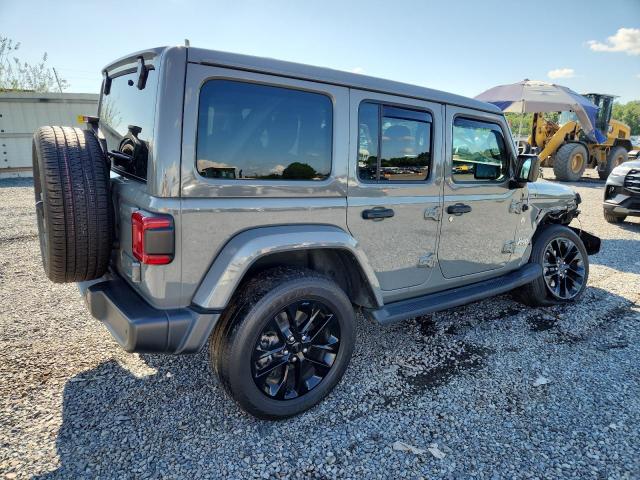 1C4JJXP64NW222937 - 2022 JEEP WRANGLER U SAHARA 4XE GRAY photo 3