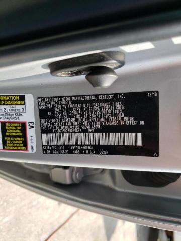 4T3ZK3BB2BU036532 - 2011 TOYOTA VENZA SILVER photo 12