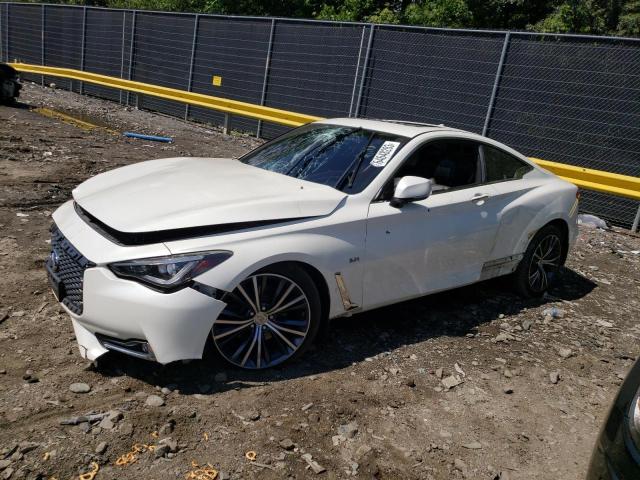 JN1EV7EL7HM552136 - 2017 INFINITI Q60 PREMIUM WHITE photo 1