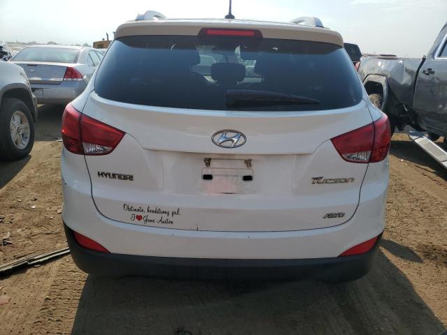 KM8JUCAC7BU239278 - 2011 HYUNDAI TUCSON GLS WHITE photo 6