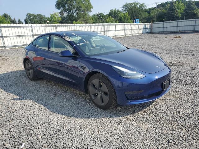 5YJ3E1EA3PF679621 - 2023 TESLA MODEL 3 ლურჯი ფოტო 4