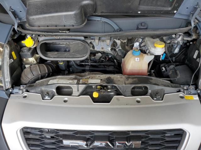 3C6URVJG6LE129184 - 2020 RAM PROMASTER 3500 HIGH ლურჯი ფოტო 11