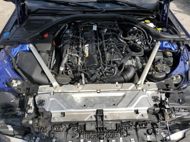 WBA13AR08MCF64276 - 2021 BMW M440XI BLUE photo 11