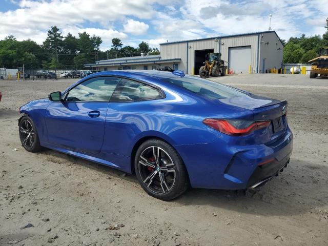WBA13AR08MCF64276 - 2021 BMW M440XI BLUE photo 2